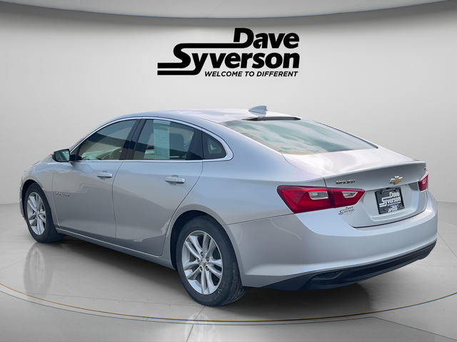 2017 Chevrolet Malibu — rear three-quarter view