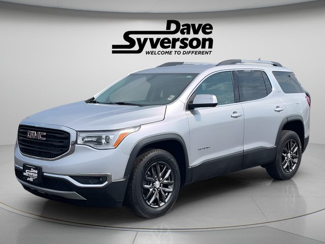2017 GMC Acadia SLT-1 in Quicksilver Metallic — front three-quarter view