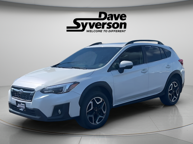 2019 Subaru Crosstrek 2.0i Limited in Crystal White Pearl — front three-quarter view
